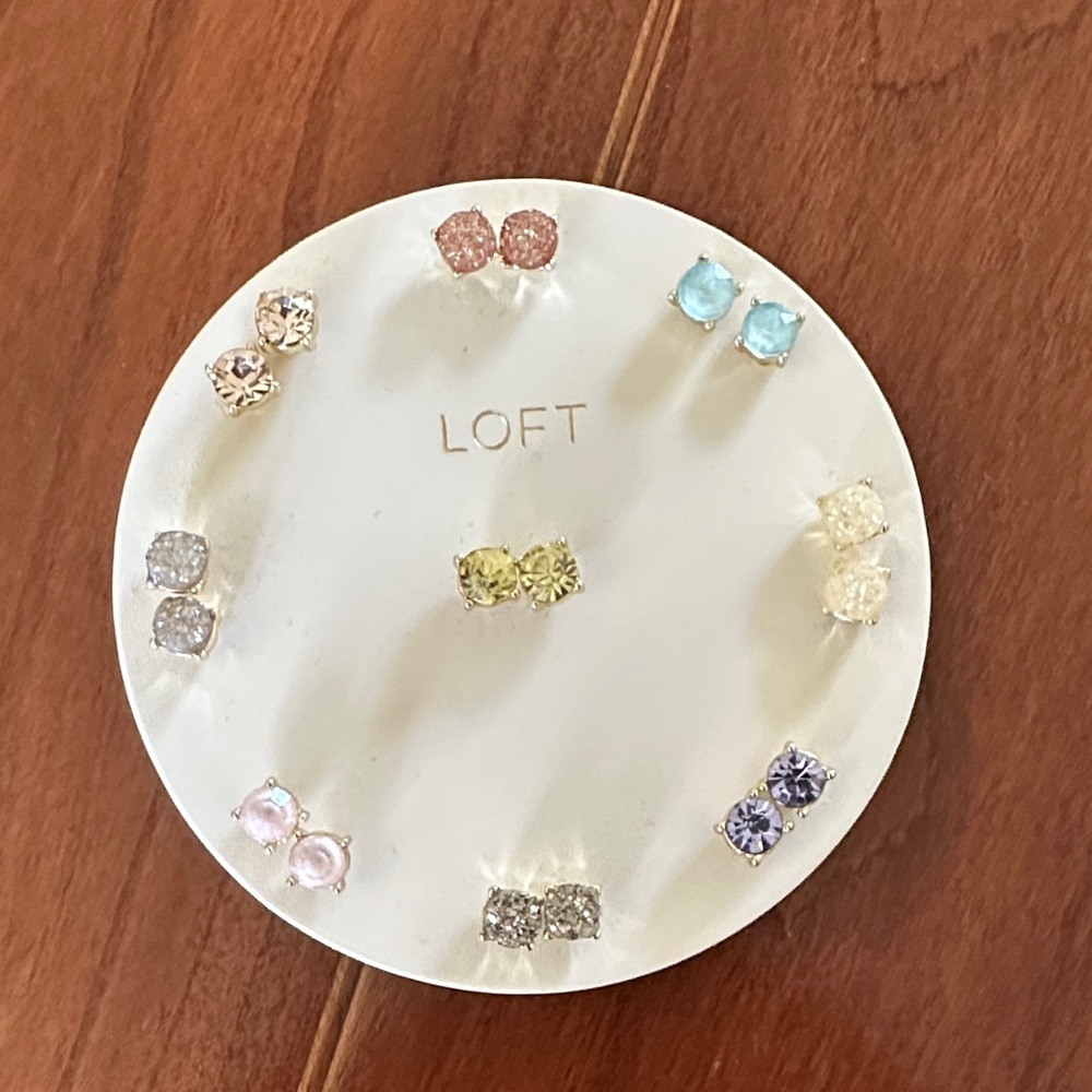 LOFT Women’s Colorful Stud Earrings Set